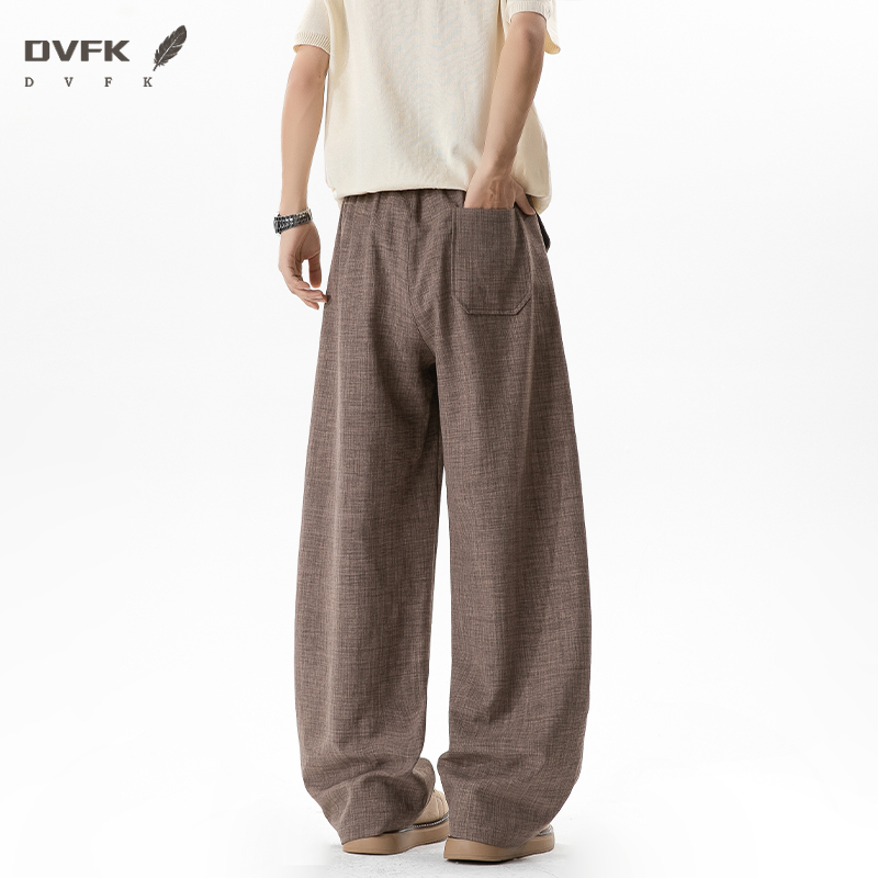 Men Linen Wide Leg Pants Draws - Linen Pant Wide ulasan dan harga