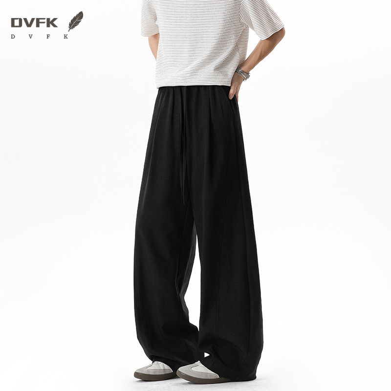 Men Linen Wide Leg Pants Draws - Linen Pant Wide ulasan dan harga