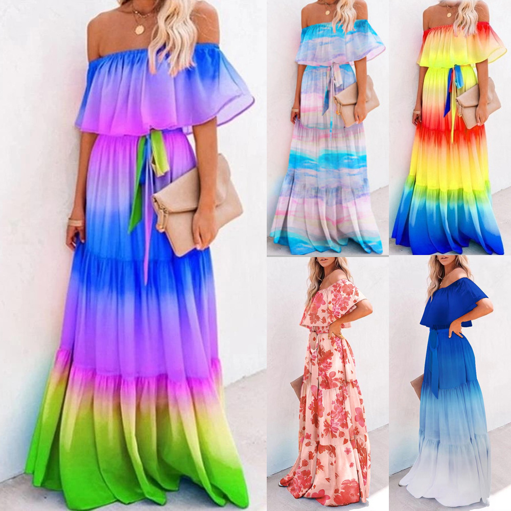 2026 Women's Cross-Border Clot - Linen Dress Wrap ulasan dan harga