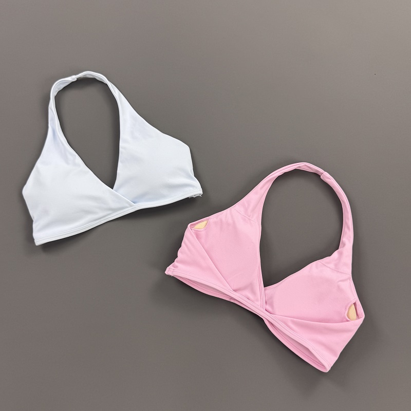 Gym Top Women Halter Neck Spor - Crop Top Crochet ulasan dan harga